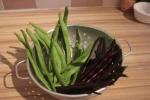 French and runner beans