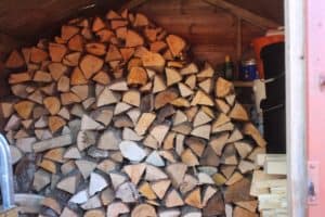 logs stacked