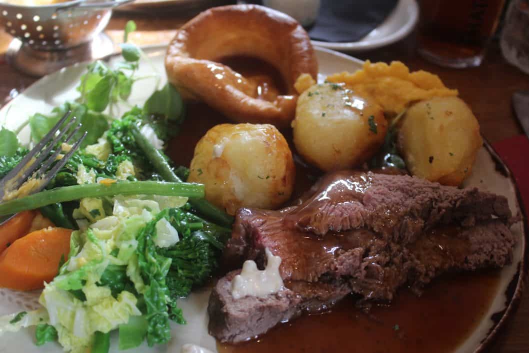 Sunday lunch at the Miners Sling