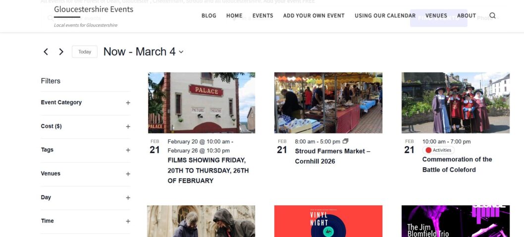 Gloucestershire events